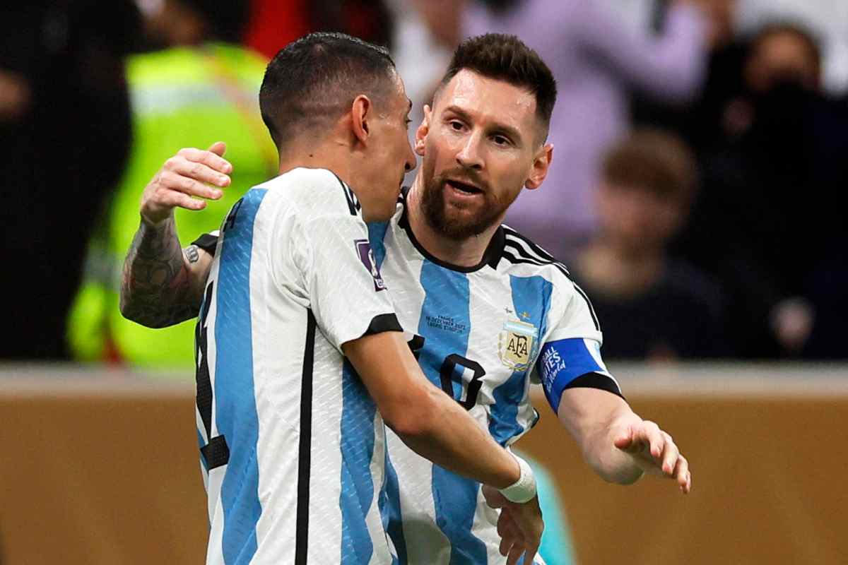 messi trova squadra di maria