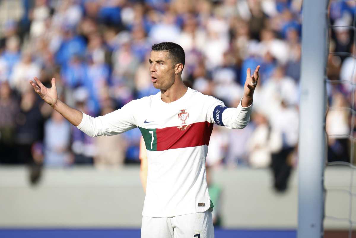 Ronaldo, gesto eclatante