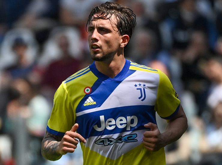 Luca Pellegrini in uscita dalla Juventus