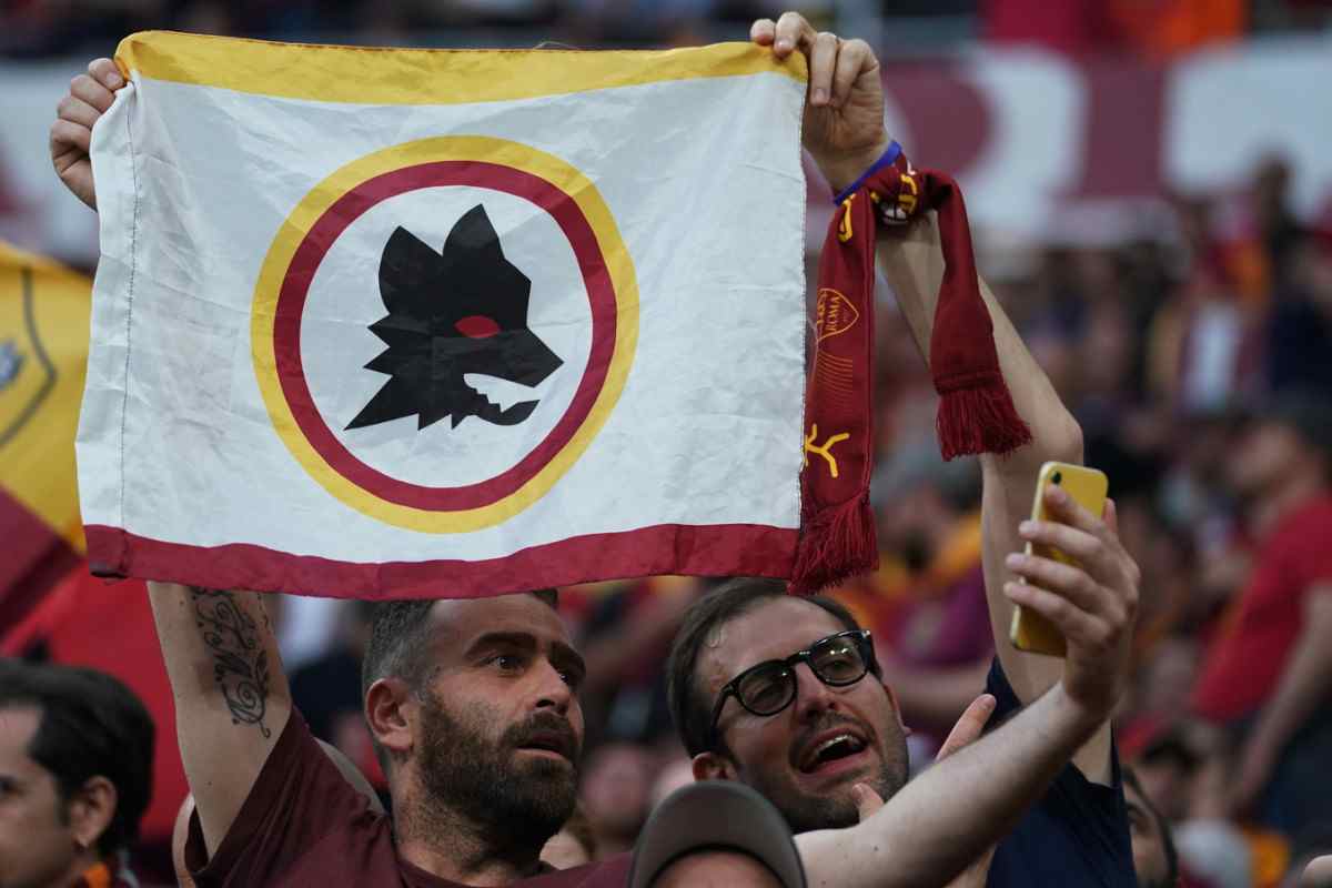 Tifosi della Roma allo stadio