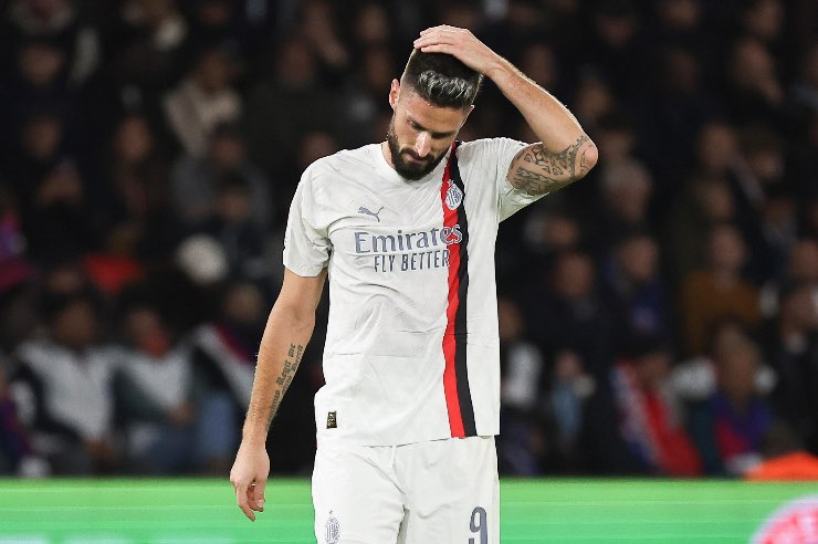 Tegola Milan, Giroud squalificato per due giornate