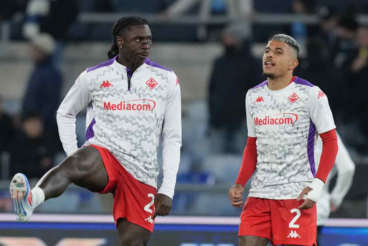 Kean riscaldamento con Dodo