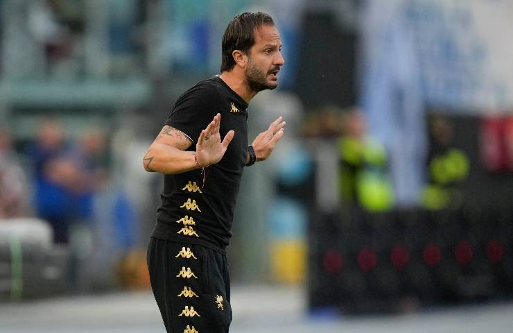 Gilardino protesta in panchina