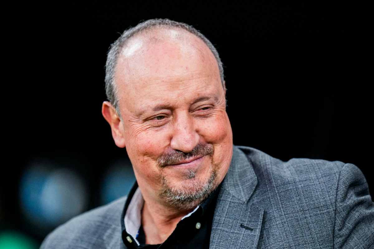 Rafa Benitez in primo piano