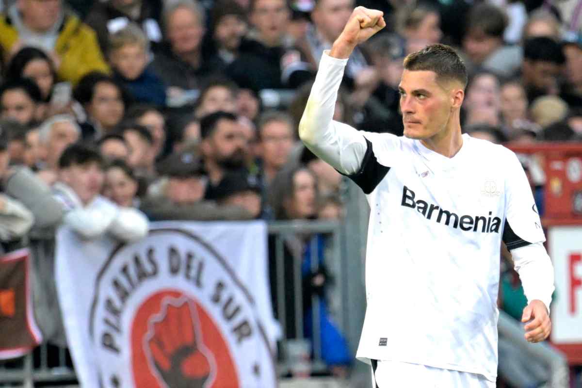 Schick esulta dopo una rete