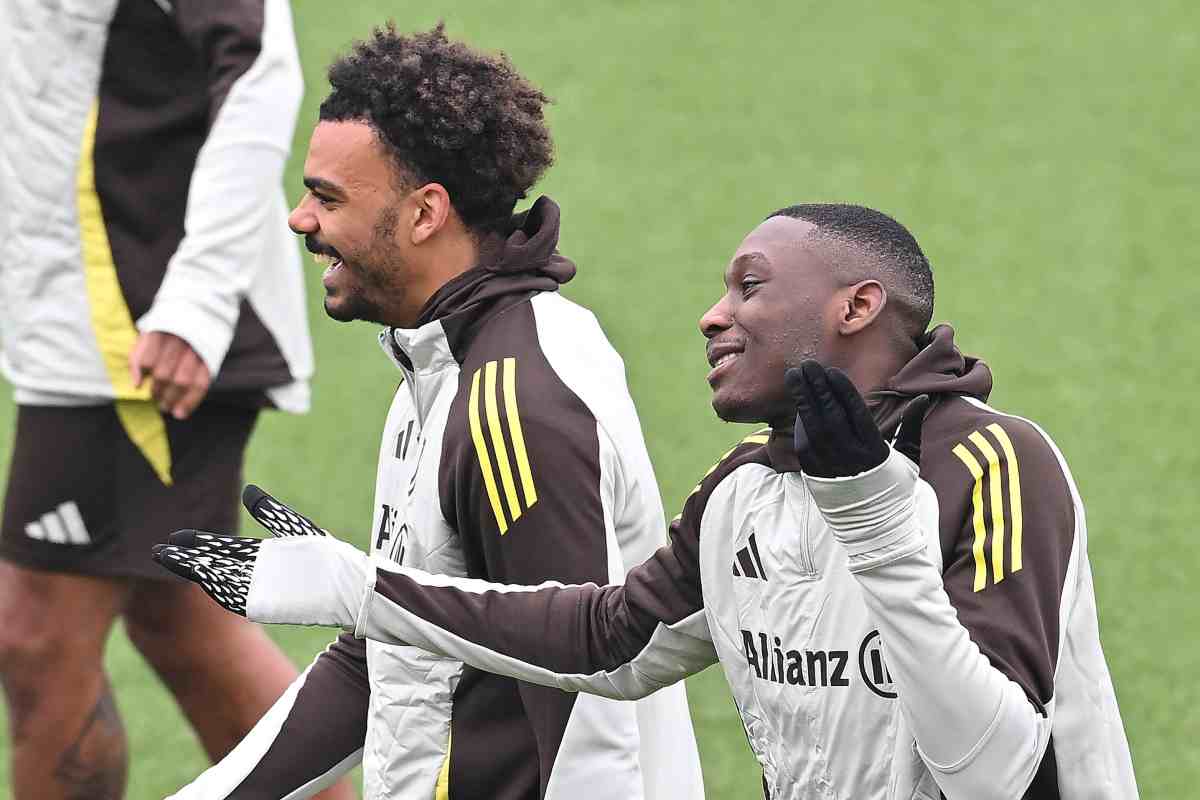 Veiga insieme a Kolo Muani