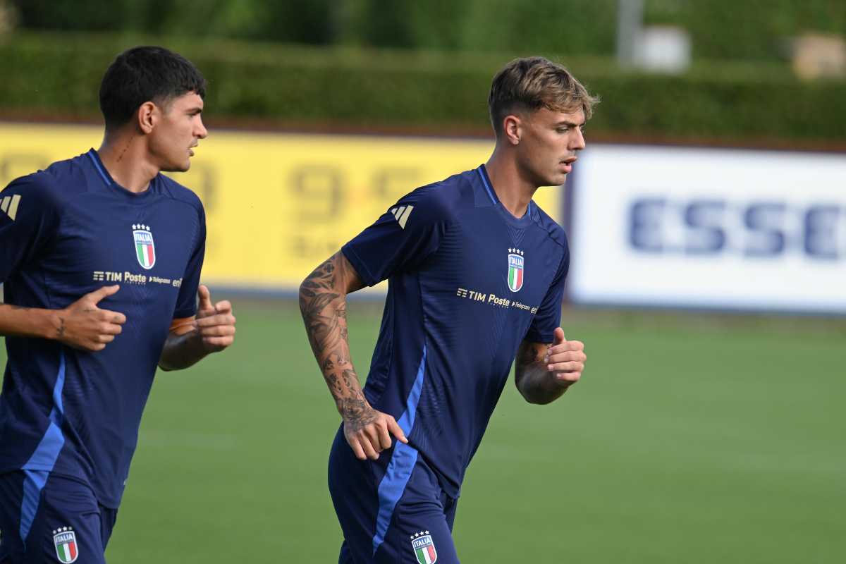 Daniel Maldini in allenamento