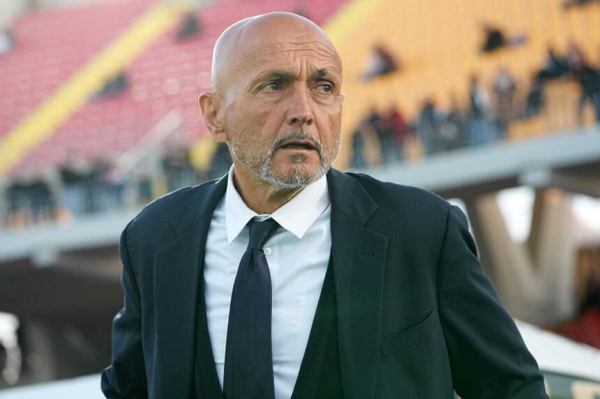 Luciano Spalletti in primo piano
