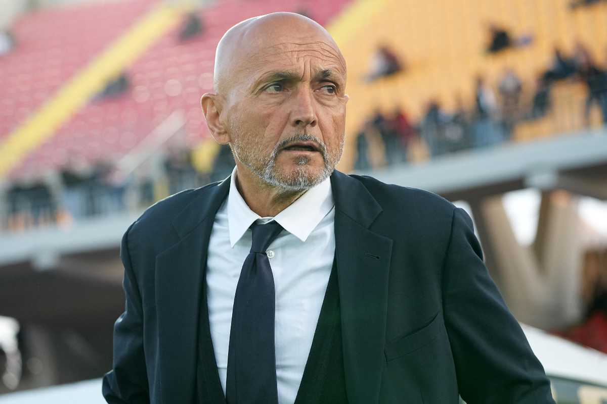 Luciano Spalletti in primo piano