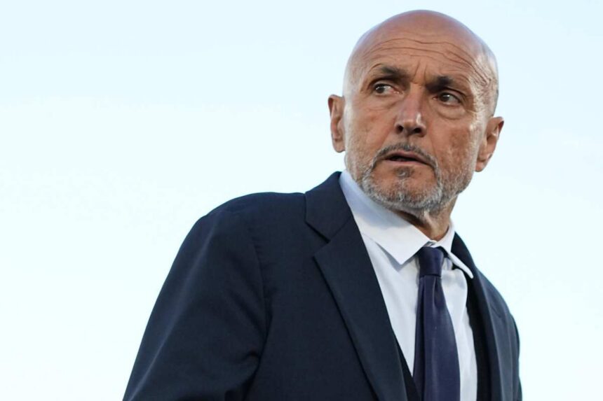 Luciano Spalletti in primo piano
