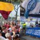 Tifosi di Roma e Lazio