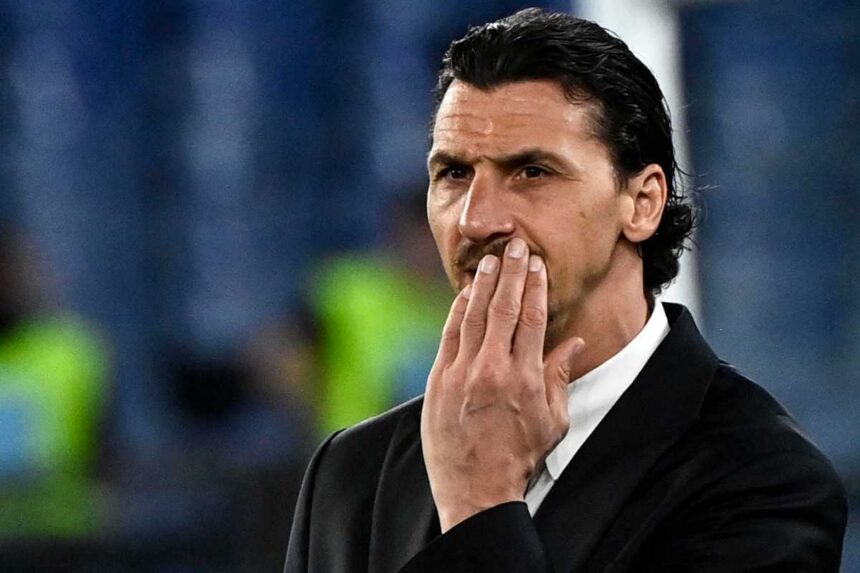 Zlatan Ibrahimovic in primo piano