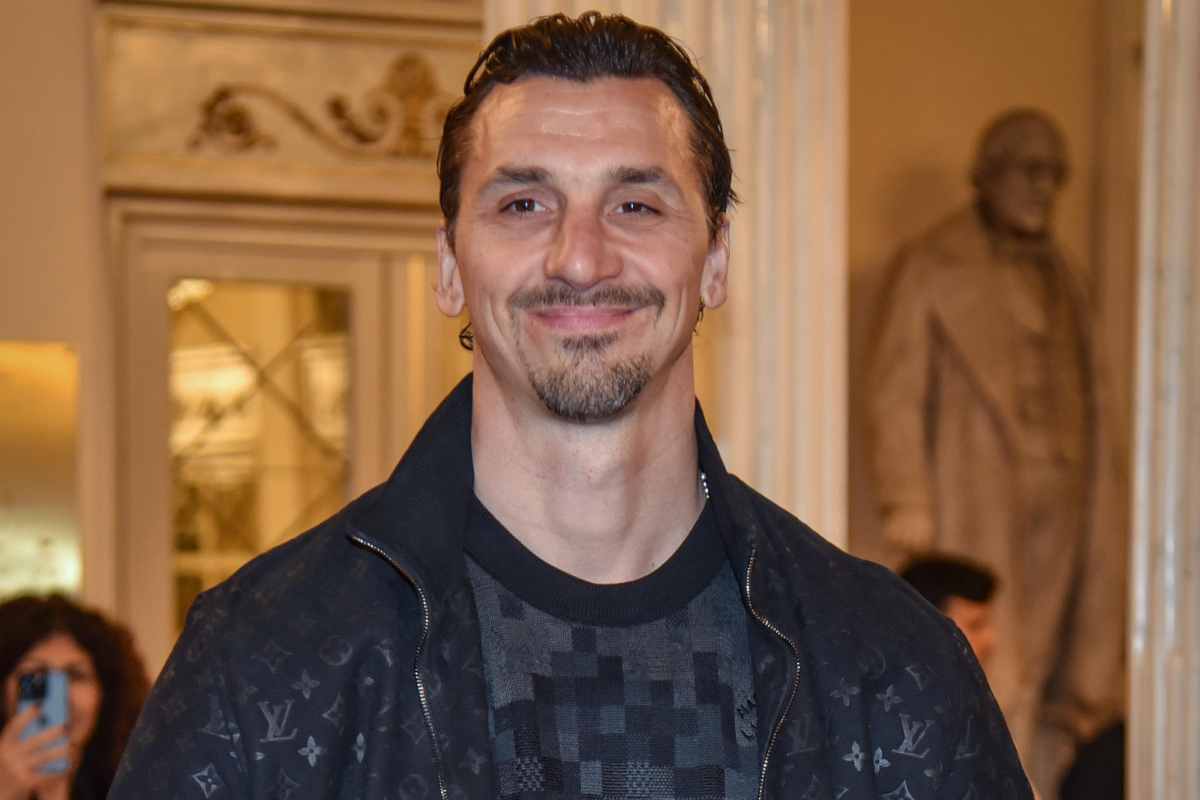 Zlatan Ibrahimovic in primo piano