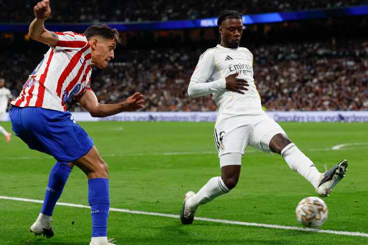 Eduardo Camavinga in azione