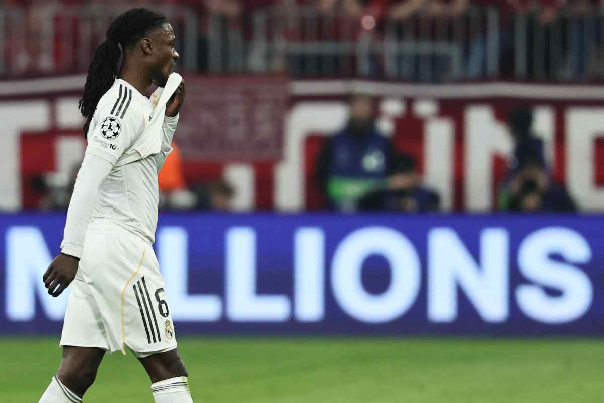 Eduardo Camavinga con la maglia del Real Madrid
